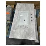 21x15 Inch White Undermount Bathroom Sink