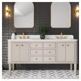 $1319 Collette 72" Double Sink Greige Vanity $1319 Collette 72" Double Sink Greige Vanity