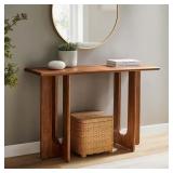 $242 16 in. Walnut Rectangle Wood Console Table $242 16 in. Walnut Rectangle Wood Console Table