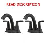 $188 Pfister Ladera 4" Faucet, Matte Black $188 Pfister Ladera 4" Faucet, Matte Black