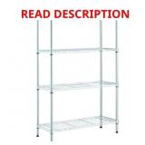 *NO LEGS* Chrome 4-Tier Wire Shelving (36x54x14 in *NO LEGS* Chrome 4-Tier Wire Shelving (36x54x14 in