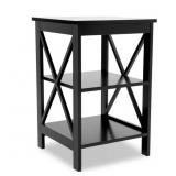 Black Small Oxford Side Table,Pantry Organizer Black Small Oxford Side Table,Pantry Organizer