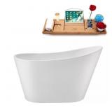 $531 51 x 28 Acrylic Freestanding Bathtub White $531 51 x 28 Acrylic Freestanding Bathtub White