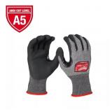 1 Lot of (8) Large Cut 5 Resistant Nitrile Dipped 1 Lot of (8) Large Cut 5 Resistant Nitrile Dipped