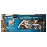 Oceanic Adult Snorkeling Set Size L/XL USED Sand a Oceanic Adult Snorkeling Set Size L/XL USED Sand a