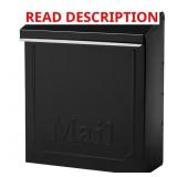 Arch. Mailboxes Townhouse, Medium, Black Arch. Mailboxes Townhouse, Medium, Black