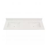$359 61x22 in. Cultured Marble Double Sink Vanity $359 61x22 in. Cultured Marble Double Sink Vanity