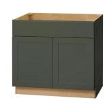 $299 Avondale 36x24x34.5 Shaker Sink Base in Fern $299 Avondale 36x24x34.5 Shaker Sink Base in Fern