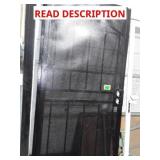 $368 36x80 Arcada MAX Security Door, Black Finish