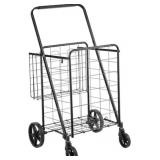 VEVOR Jumbo Folding Grocery Cart