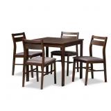 $220 Lovy 5-Piece Gray Dining Set