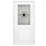 $1182 36x80 Legacy Alamo Half Lite Glass Door