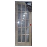 30" French 15 Lite Ov Pine Door