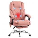 $164 Polyester Massage Office Chair, Pink