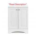 $159 Glacier Bay 25 in. Single Sink Vanity *Read D