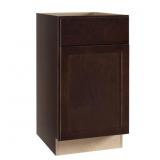 $183 Hampton Bay Shaker 18" Base Cabinet in Java