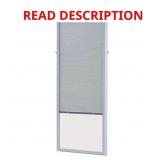 $318 White Cordless Add On Blinds 25x66 in. Door