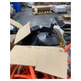 1 Lot (1 Box) Fillable patio umbrella base 1ft x 1