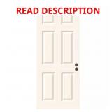 $154 32x80 in. 6-Panel Primed Steel Door Slab