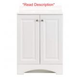 $160 Glacier Bay 25 in. Single Sink Vanity