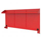 52 in. Standard Duty Red Pegboard Attachment