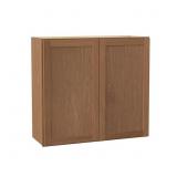 $199 Sinclair 33x12x30 Wall Cabinet, Shaker Oak