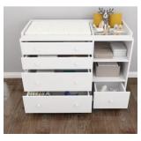 $236 FUFU&GAGA 5-Drawer Vanity Table, 56.2x5.8x8.7