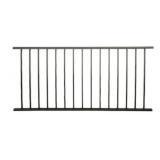 $209 Aria 36x69.43in Black Aluminum Deck Railing