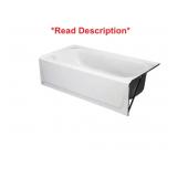 $310 Maui 60x30 Alcove Soaking Tub, Right Drain *R