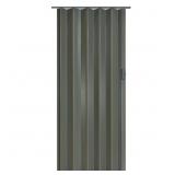 $148 Elite 48"W x 80"H Grey Accordion Door