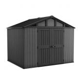 $1399 Stronghold 2.0 10 ft x 8 ft Resin Shed Grey