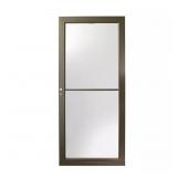 36x80 Terratone L-Outswing Full View Storm Door