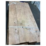 1 Lot (1 Pallet) Assorted Natural Oak Planks 9ft x
