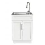$249 Glacier Bay 24x21x51 Drop-In Sink