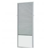 $218 White Cordless Add On Blinds, 20x64 Door