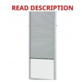 $218 White Cordless Blinds, 20 in. x 64 in. Door