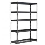 $180 5-Tier Steel Garage Storage Shelving Unit