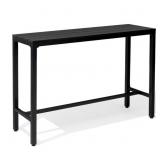 $188 55 in W Bar-Height Metal Dining Table, Black
