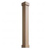 $616 10in x 9ft Endurathane Faux Wood Column Wrap