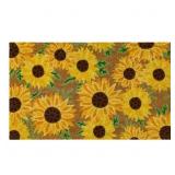 Sunflower Festival Coir Outdoor Mat 18x30