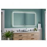 $230 Glacier Bay 60x36 Frameless LED Vanity Mirror