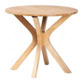 $199 Kenji Natural Brown Wood Dining Table Seats 4