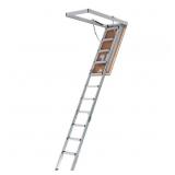 $279 Louisville Insulated Attic Ladder, 7-10 ft
