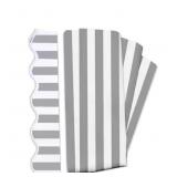 12x10 ft. Grey/White Striped Awning Fabric
