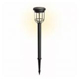 Capri Outdoor Solar LED Path Light, Black