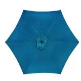 9 ft. Steel Market Umbrella, Ocean Blue