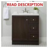 $339 Bannister 31 in. Single Sink Dusk Vanity