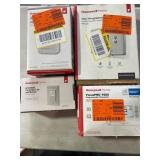 1 lot: Honeywell thermostat items