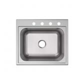 $229 Parkway 25 in Drop-in Single Bowl 20G SS Sink