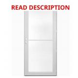 4000 Series 36x80 White LH Outswing Storm Door